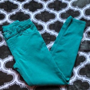 Girls Turquoise Jeans